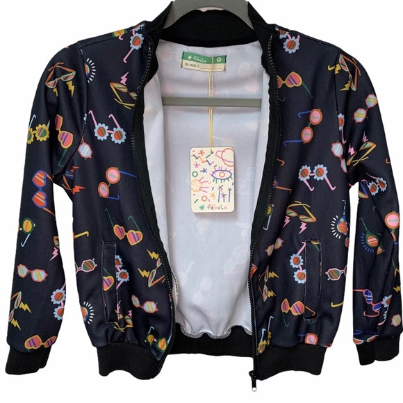 *Girls* Farm Rio Bomber Jacket - Picture 3 of 13